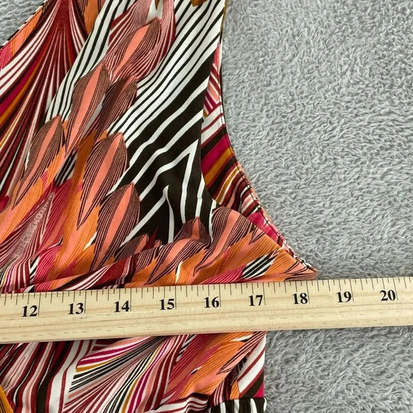 Rabbit Rabbit Designs Multicolor Dress Size 14 Polyester & Spandex 4664 - Picture 6 of 8